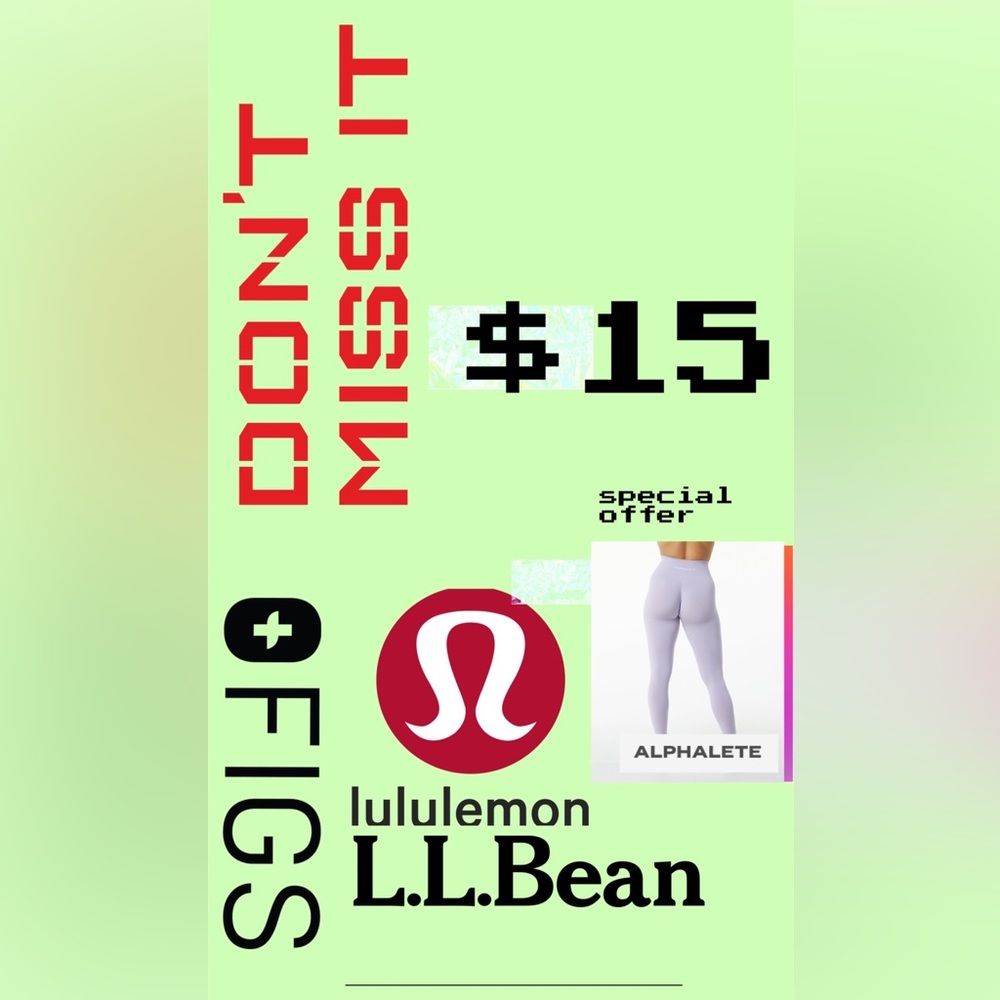 $15 LUXURY ACTIVE WEAR 9:00pm EST